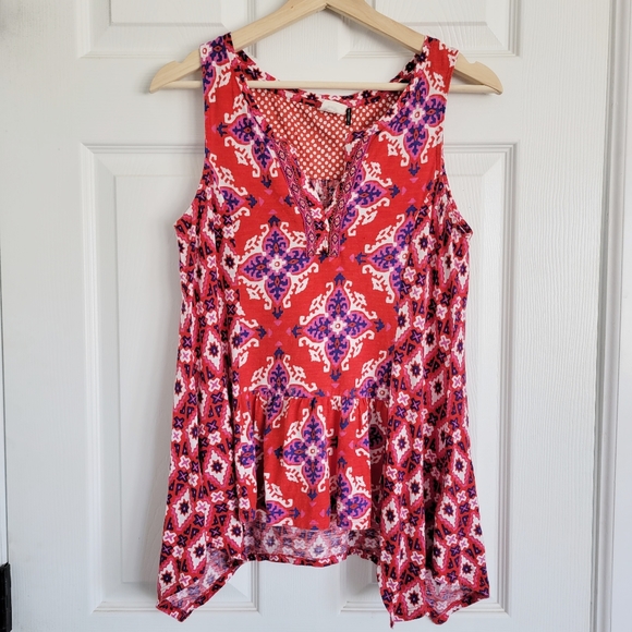 Anthropologie Akemi + Kin Embroidered Tank - Picture 1 of 4